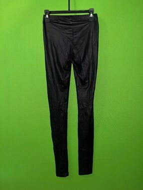 Black Pleather Leggings